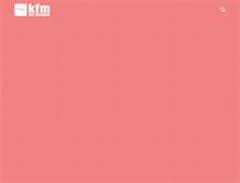Tablet Screenshot of kfm.cz