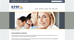 Desktop Screenshot of kfm.de